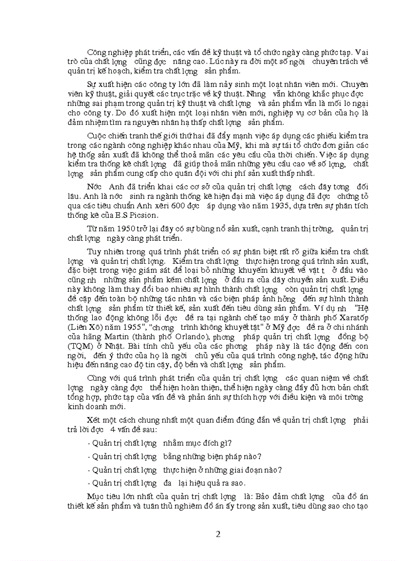 image for page Một số vấn đề về quản lý chất lượng trong các doanh nghiệp công nghiệp