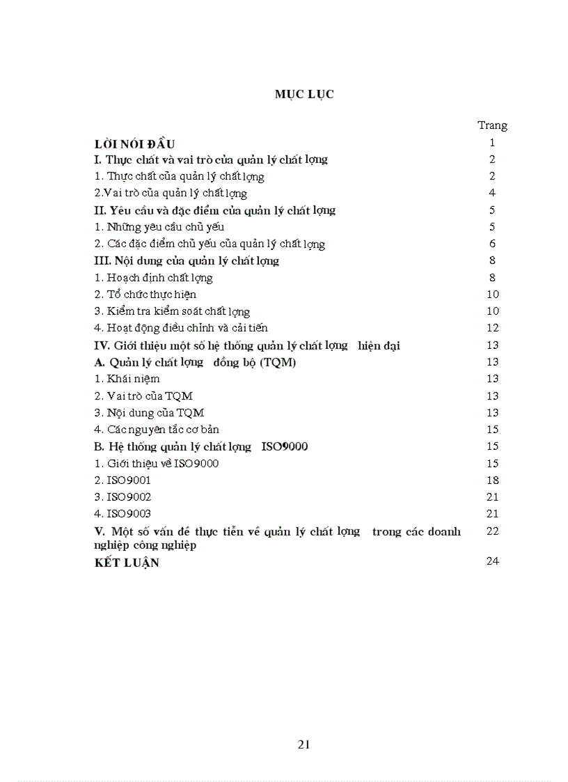 image for page Một số vấn đề về quản lý chất lượng trong các doanh nghiệp công nghiệp