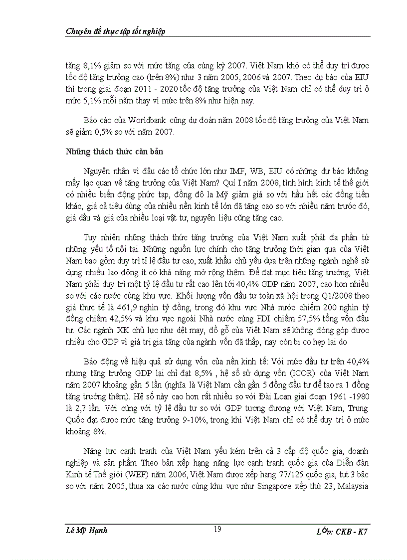 image for page Phân tích những ảnh hưởng gây ra sự đi xuống của thị trường chứng khoán Việt Nam đầu năm 2008 dựa trên phân tích nền kinh tế