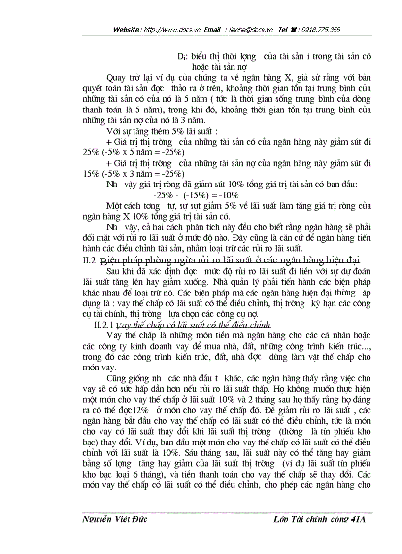 image for page Rủi ro lãi suất trong hoạt động kinh doanh ngân hàng và các biện pháp phòng ngừa