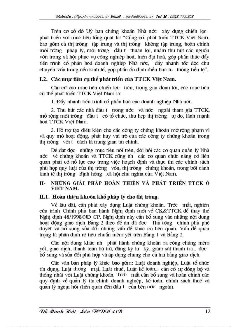 image for page Giải pháp hình thành và phát triển thị trường chứng khoán ở Việt Nam hiện nay