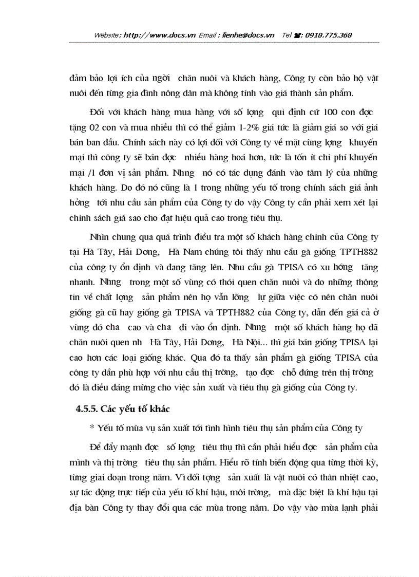 image for page Nghiên cứu tình hình tiêu thụ sản phẩm gà giống thương phẩm tại Công ty giống gia cầm Lương Mỹ Chương mỹ Hà Tây