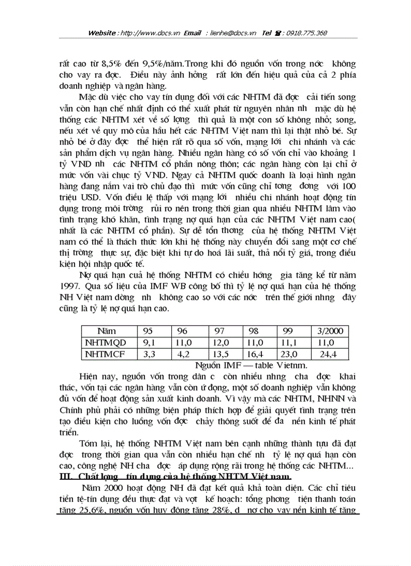 image for page Đánh giá thực trạng hoạt động tín dụng của hệ thống NHTM Việt nam hiện nay
