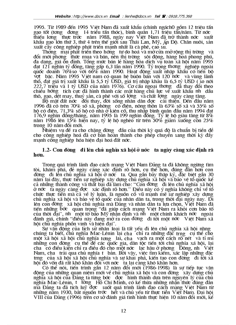 image for page Con đường đi lên Chủ Nghĩa Xã Hội của nước ta