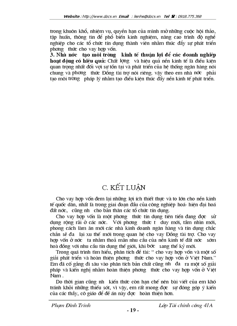 image for page Cho vay hợp vốn và một số giải pháp phát triển và hoàn thiện phương thức cho vay hợp vốn ở Việt Nam
