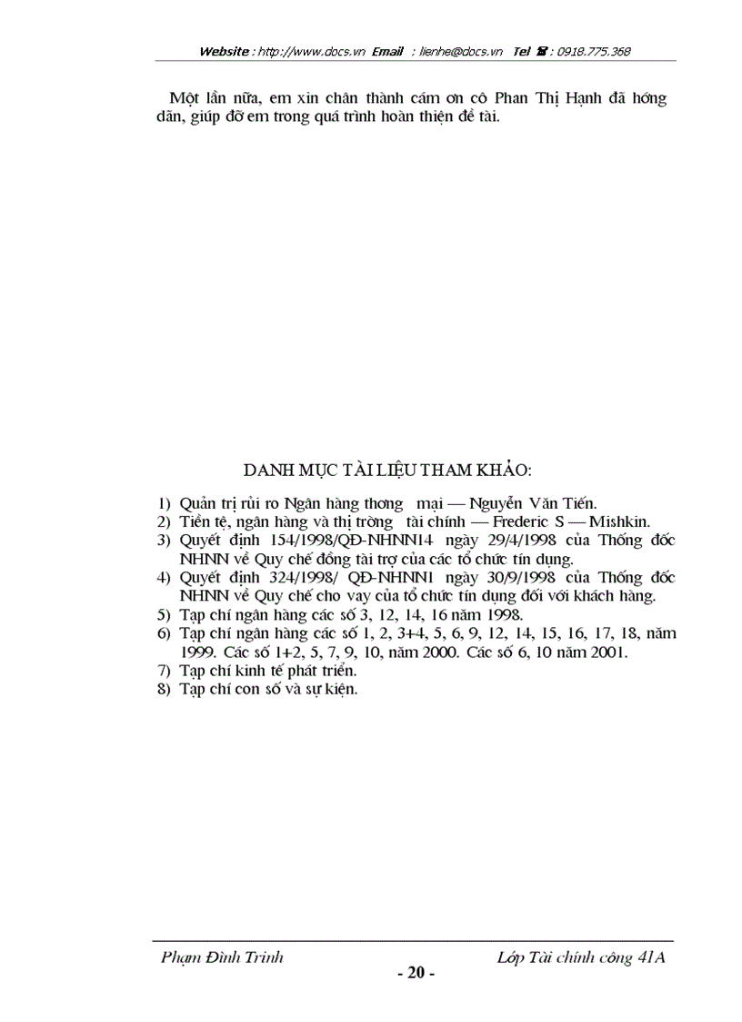 image for page Cho vay hợp vốn và một số giải pháp phát triển và hoàn thiện phương thức cho vay hợp vốn ở Việt Nam