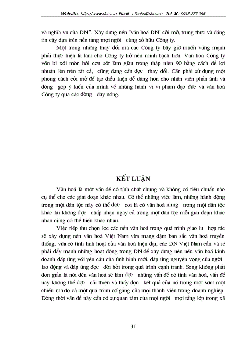 image for page Văn hoá DN trong nền kinh tế thị trường