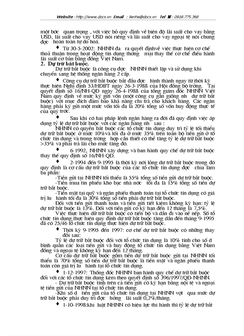 image for page Lý luận chung về chính sách tiền tệ và các công cụ của chính sách tiền tệ