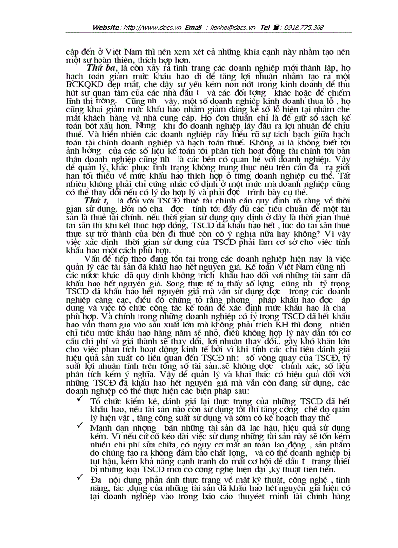 image for page Lý luận chung về khấu hao TSCĐ