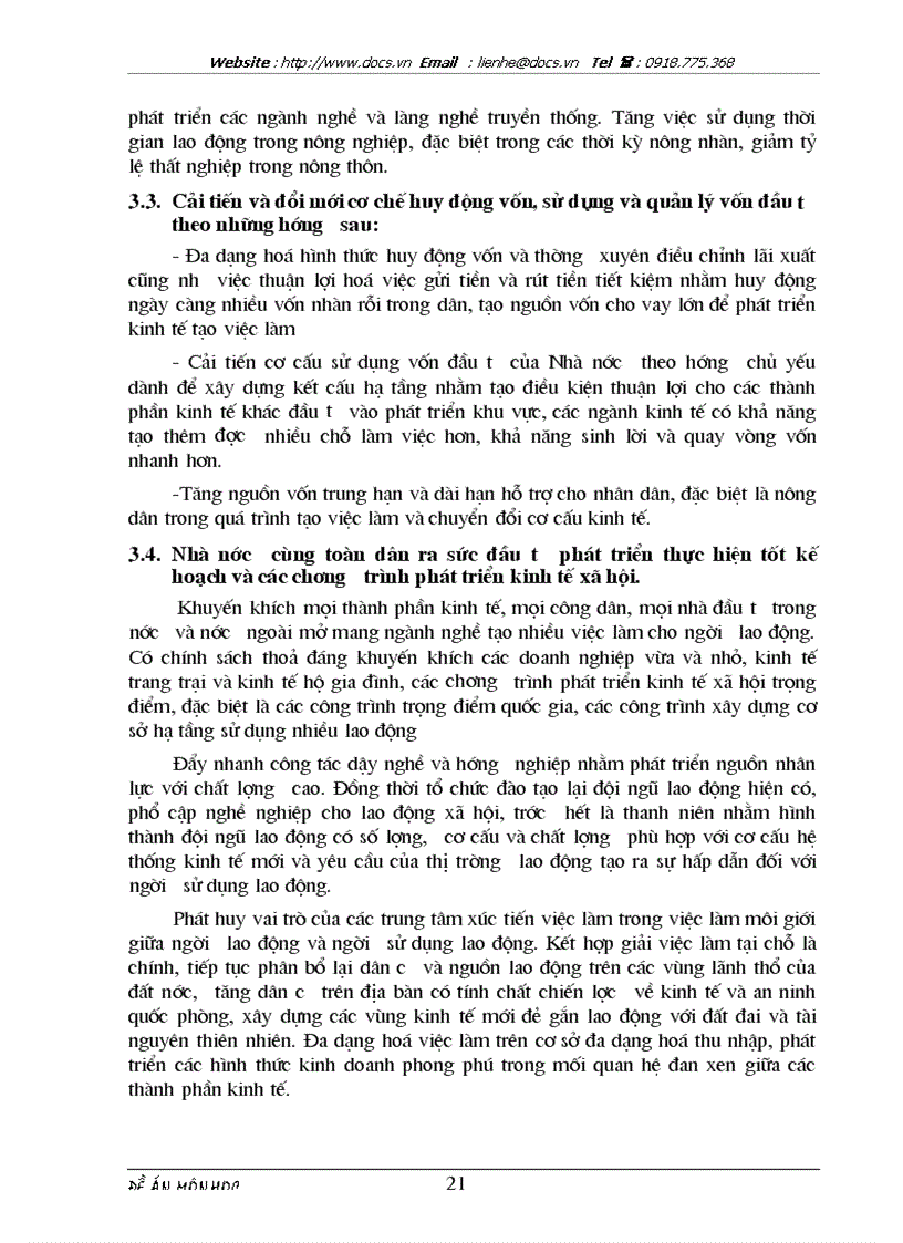 image for page Những biện pháp cơ bản đảm bảo nguồn lao động và giải quyết việc làm cho thời kỳ phát triển kinh tế 2001 2010