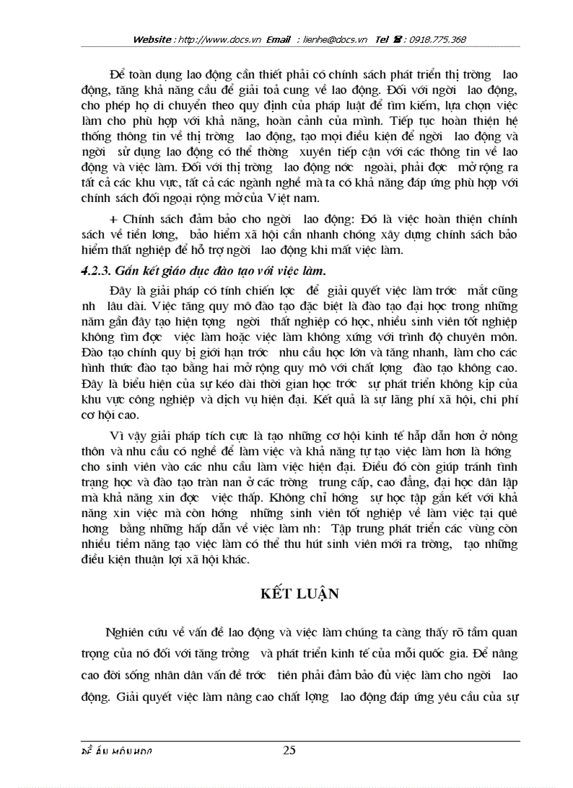 image for page Những biện pháp cơ bản đảm bảo nguồn lao động và giải quyết việc làm cho thời kỳ phát triển kinh tế 2001 2010