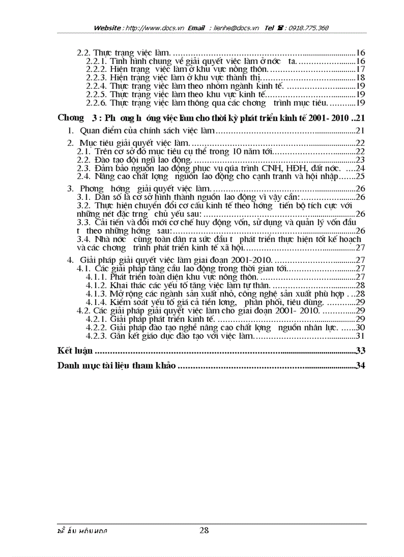 image for page Những biện pháp cơ bản đảm bảo nguồn lao động và giải quyết việc làm cho thời kỳ phát triển kinh tế 2001 2010