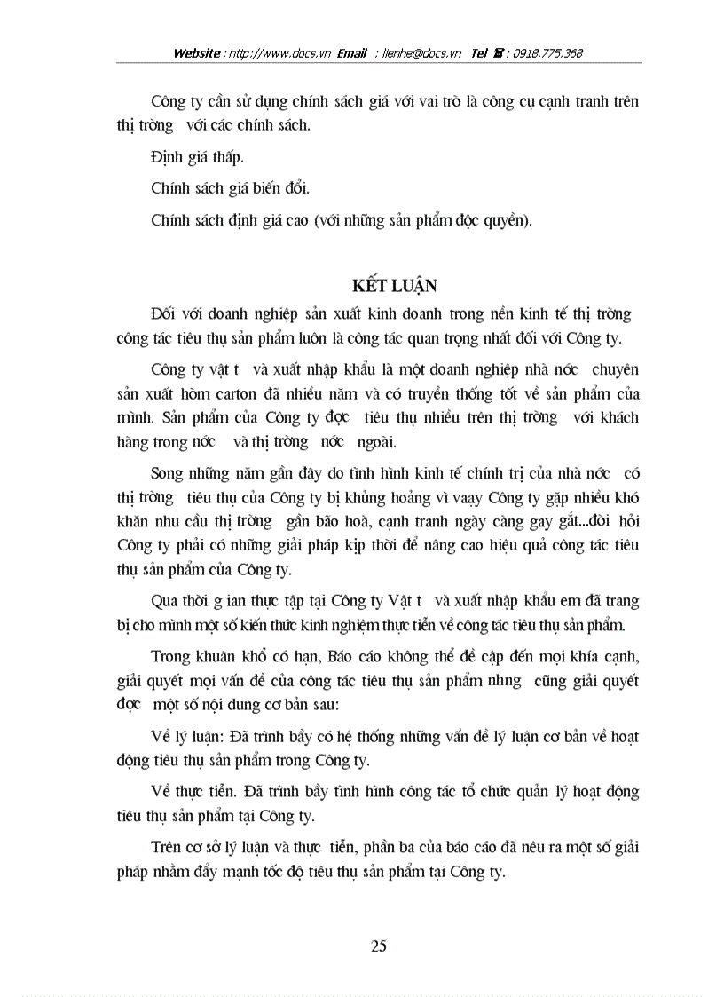 image for page Một số giải pháp nhằm đẩy mạnh công tác quản lý hoạt động tiêu thụ sản phẩm tại Công ty xuất nhập khẩu Thái Nguyên