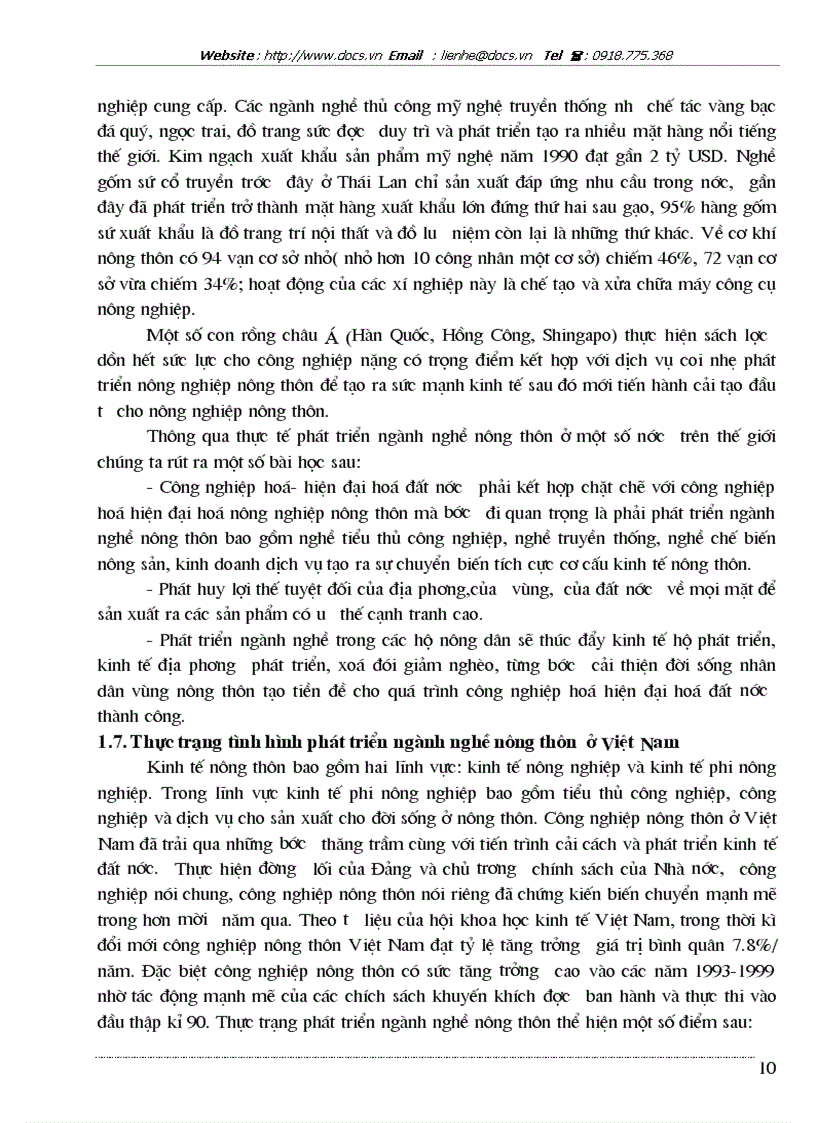 image for page Nghiên cứu thực trạng và đề xuất được một số giải pháp cho sự phát triển của các ngành nghề hộ nông dân trên địa bàn xã Liêm Chính Thị xã Phủ Lý