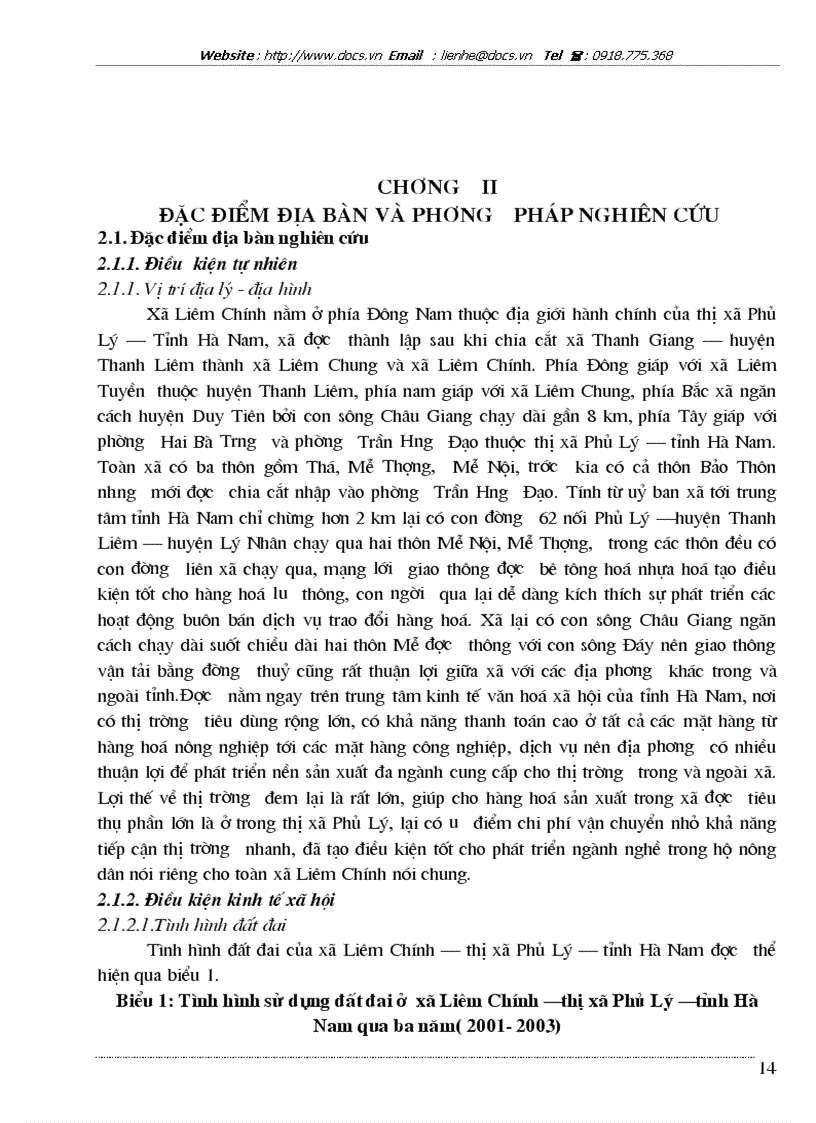 image for page Nghiên cứu thực trạng và đề xuất được một số giải pháp cho sự phát triển của các ngành nghề hộ nông dân trên địa bàn xã Liêm Chính Thị xã Phủ Lý