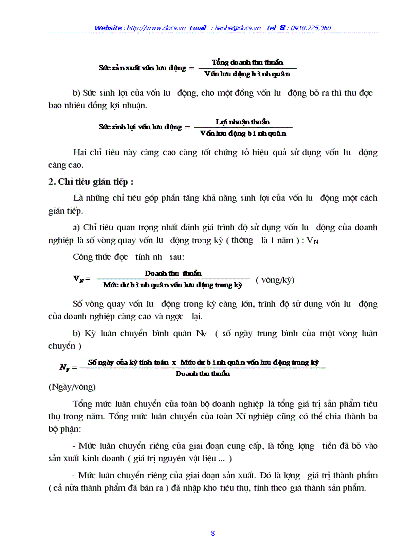 image for page Nghiên cứu tình hình quản lý và sử dụng vốn lưu động tại Công ty cổ phần Chương Dương Hà Nội