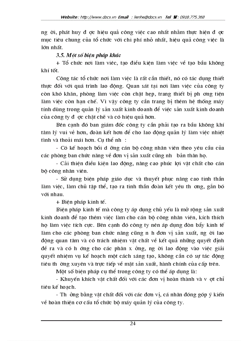 image for page Thực trạng và một số giải pháp hoàn thiện bộ máy tổ chức của Công ty cổ phần đầu tư và xây dựng Ba Đình