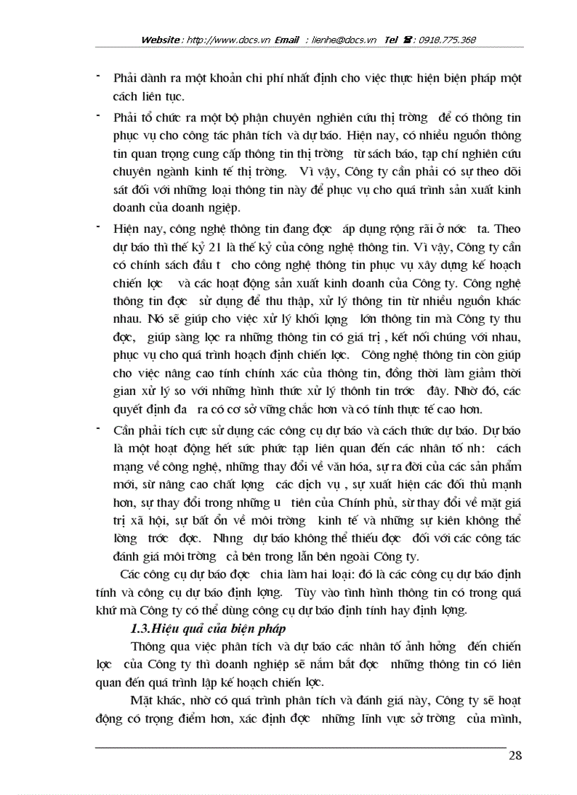 image for page Một số giải pháp nhằm hoàn thiện kế hoạch chiến lược của Công ty Cổ Phần Đại Thắng