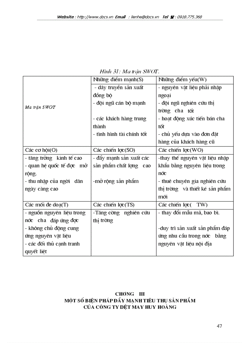 image for page Nghiên cứu các giải pháp nhằm phát triển thị trường tiêu thụ sản phẩm của Công ty dệt may xuất nhập khẩu Huy Hoàng