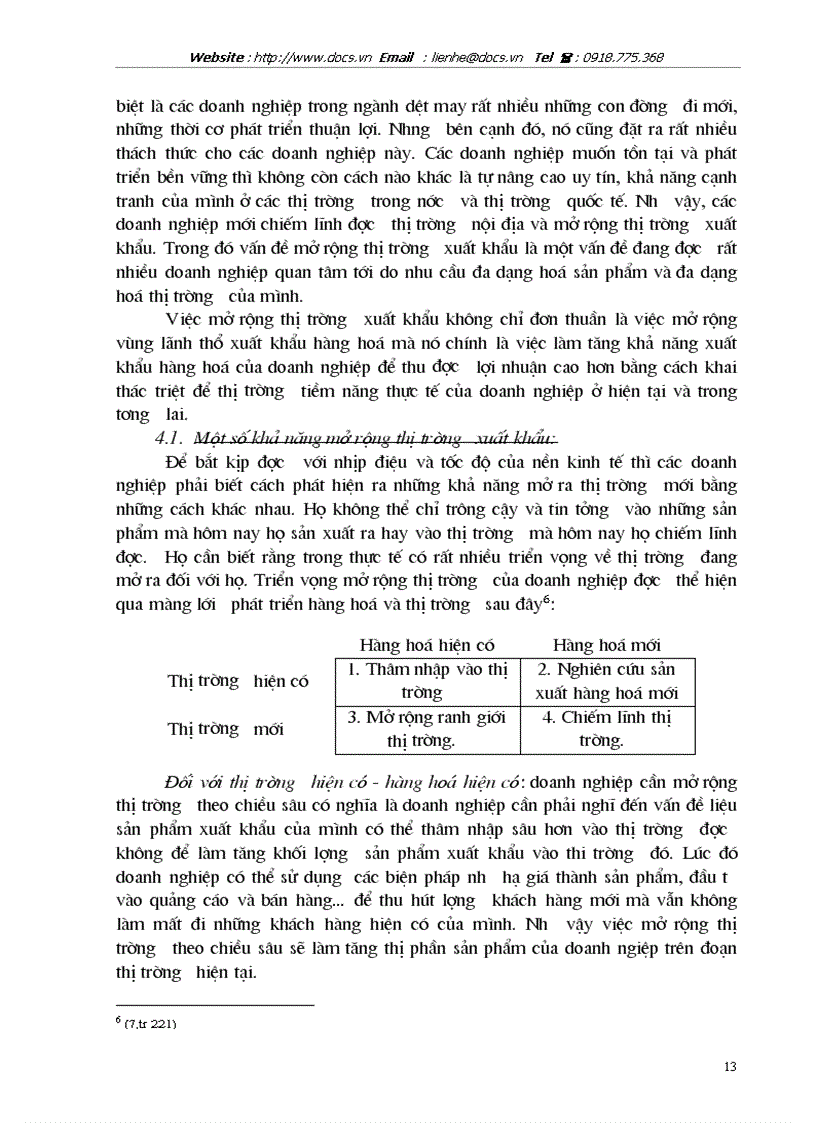 image for page Mở rộng thị trường xuất khẩu tại Tổng công ty Dệt May Việt Nam Vinatex