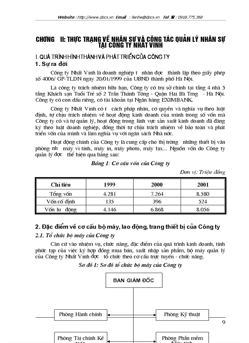 image for page Một số giải pháp nhằm hoàn thiện công tác quản lý nhân sự tại Công ty Nhất Vinh