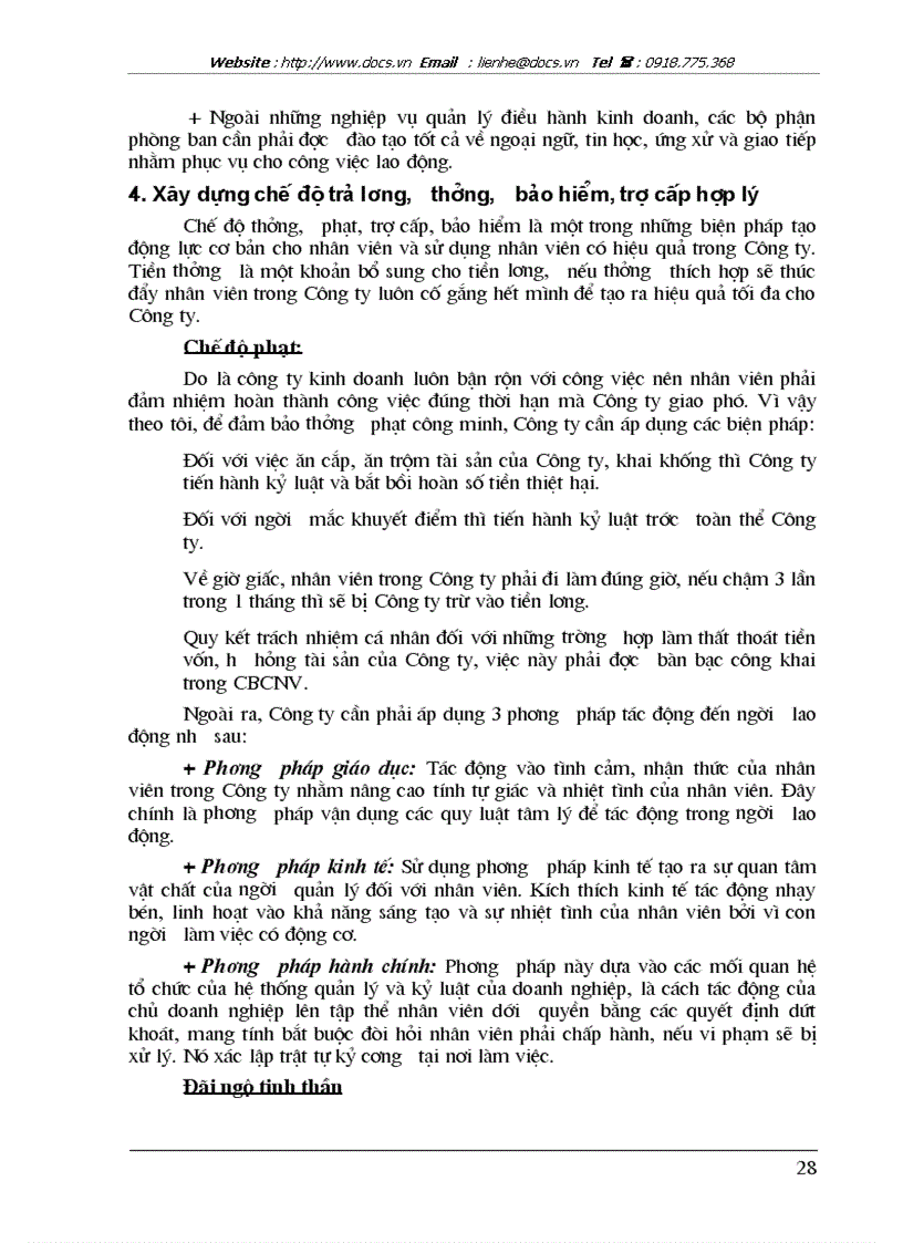 image for page Một số giải pháp nhằm hoàn thiện công tác quản lý nhân sự tại Công ty Nhất Vinh