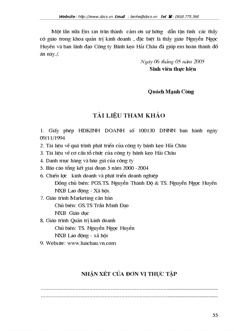 image for page Biện pháp đẩy mạnh hoạt động tiêu thụ sản phẩm ở Công ty bánh kẹo Hải Châu