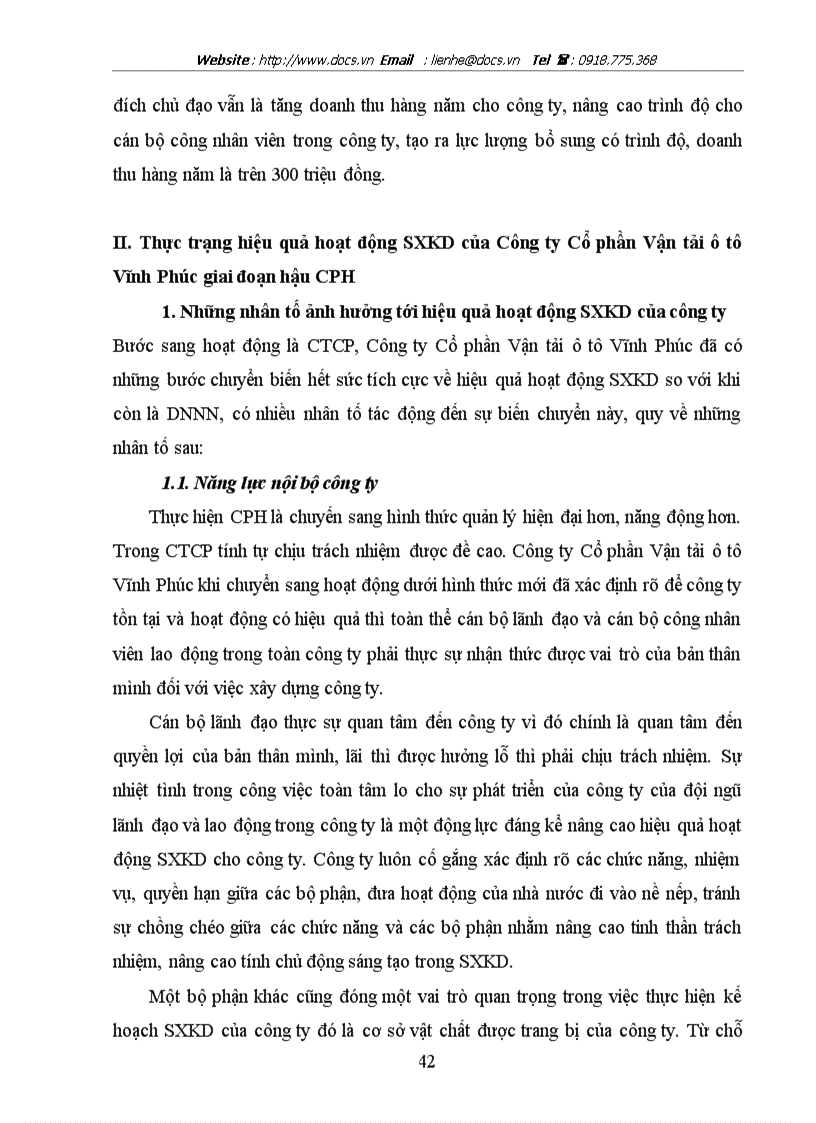 image for page Một số giải pháp nhằm góp phần nâng cao hiệu quả hoạt động sản xuất kinh doanh của Công ty Cổ phần Vận tải ô tô Vĩnh Phúc giai đoạn hậu cổ phần hoá