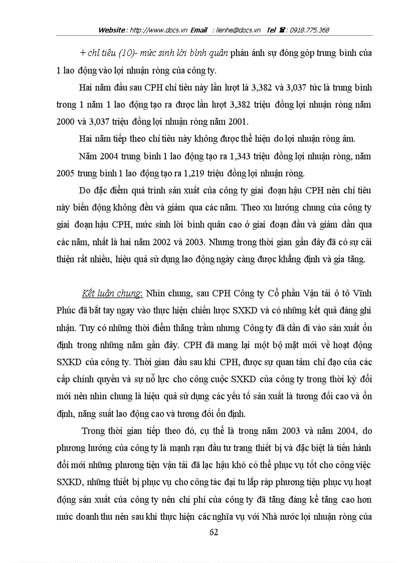 image for page Một số giải pháp nhằm góp phần nâng cao hiệu quả hoạt động sản xuất kinh doanh của Công ty Cổ phần Vận tải ô tô Vĩnh Phúc giai đoạn hậu cổ phần hoá