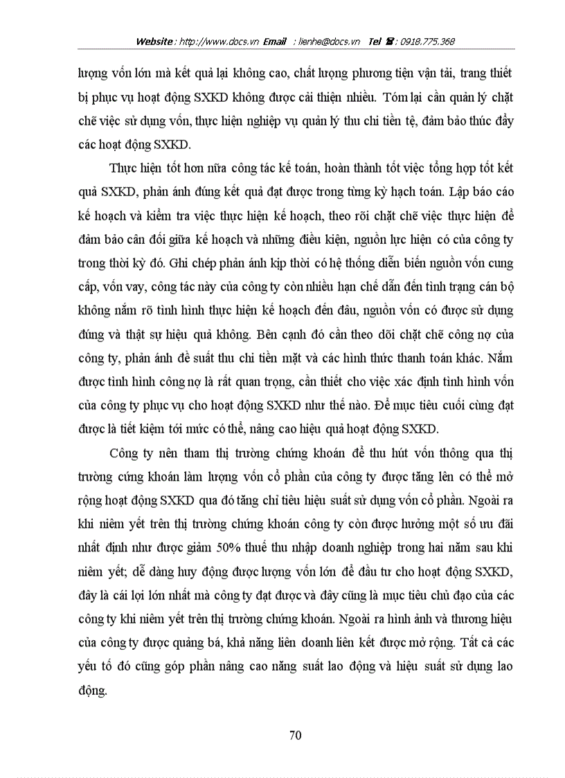 image for page Một số giải pháp nhằm góp phần nâng cao hiệu quả hoạt động sản xuất kinh doanh của Công ty Cổ phần Vận tải ô tô Vĩnh Phúc giai đoạn hậu cổ phần hoá