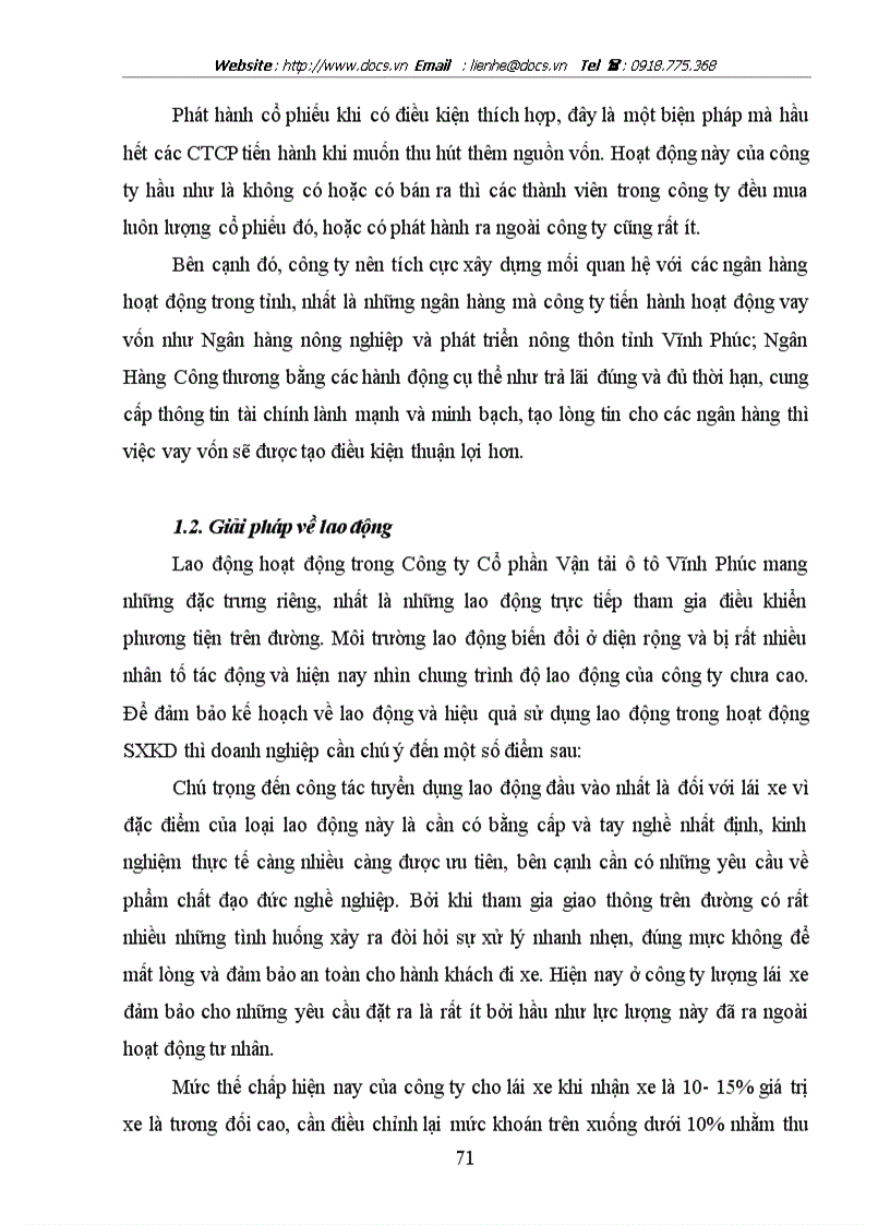 image for page Một số giải pháp nhằm góp phần nâng cao hiệu quả hoạt động sản xuất kinh doanh của Công ty Cổ phần Vận tải ô tô Vĩnh Phúc giai đoạn hậu cổ phần hoá