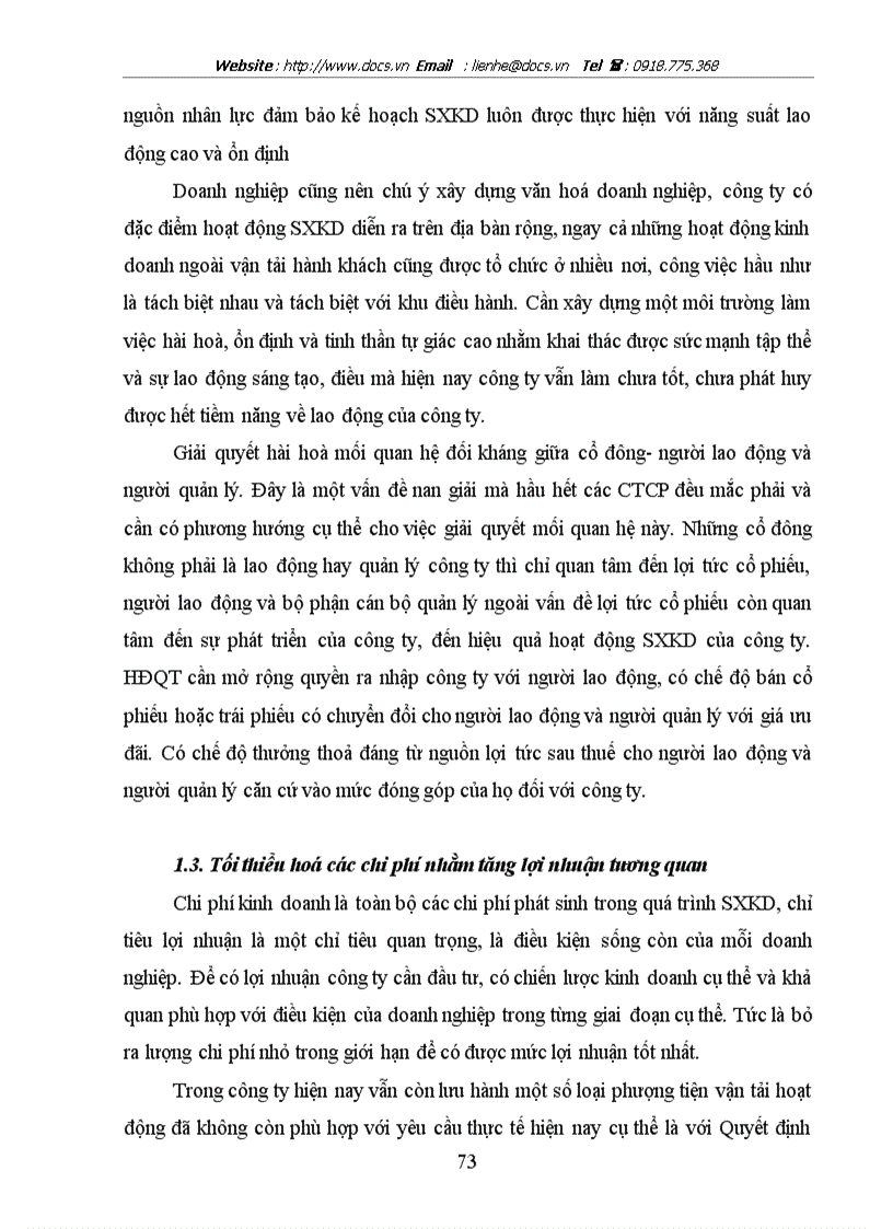 image for page Một số giải pháp nhằm góp phần nâng cao hiệu quả hoạt động sản xuất kinh doanh của Công ty Cổ phần Vận tải ô tô Vĩnh Phúc giai đoạn hậu cổ phần hoá