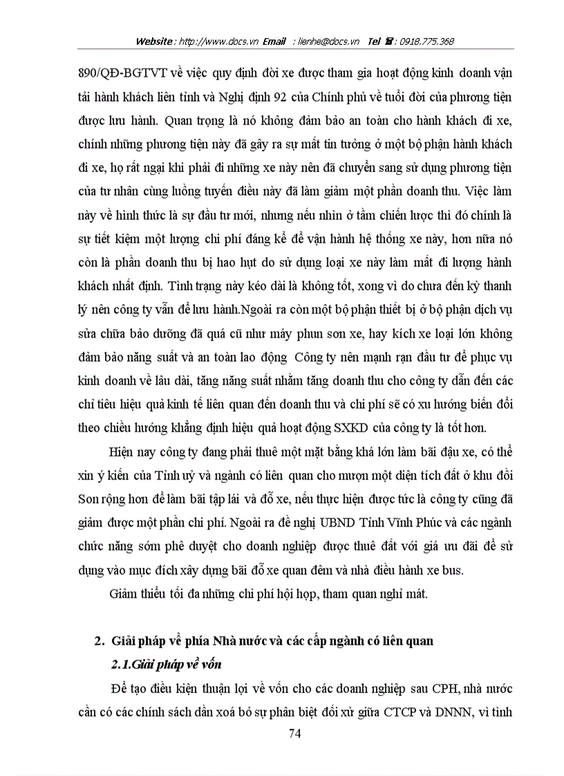 image for page Một số giải pháp nhằm góp phần nâng cao hiệu quả hoạt động sản xuất kinh doanh của Công ty Cổ phần Vận tải ô tô Vĩnh Phúc giai đoạn hậu cổ phần hoá