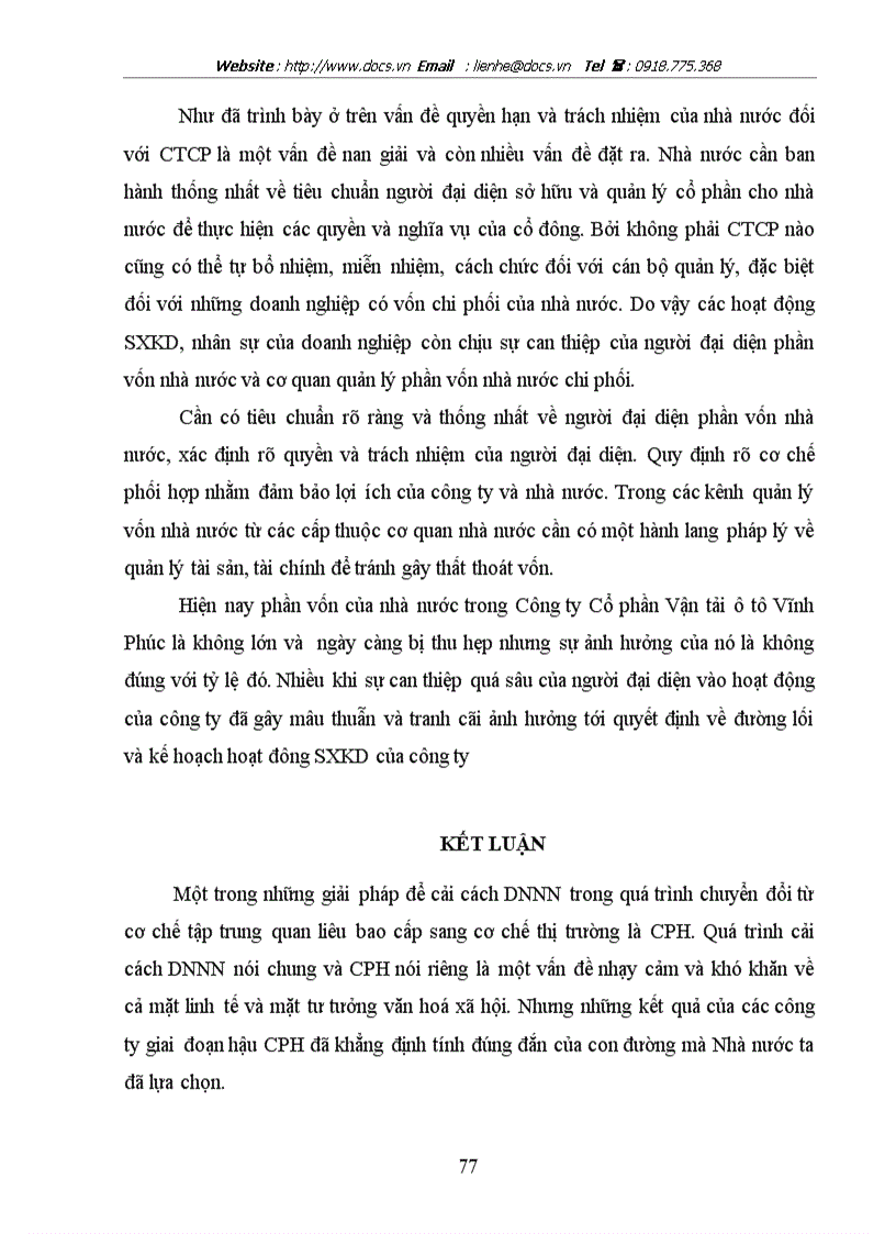 image for page Một số giải pháp nhằm góp phần nâng cao hiệu quả hoạt động sản xuất kinh doanh của Công ty Cổ phần Vận tải ô tô Vĩnh Phúc giai đoạn hậu cổ phần hoá