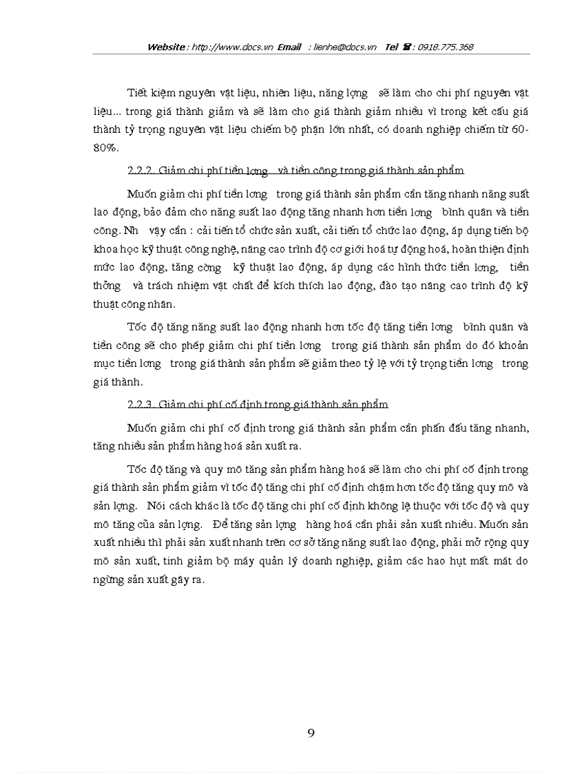 image for page Chi phí sản xuất kinh doanh và các biện pháp quản lý chi phí sản xuất kinh doanh