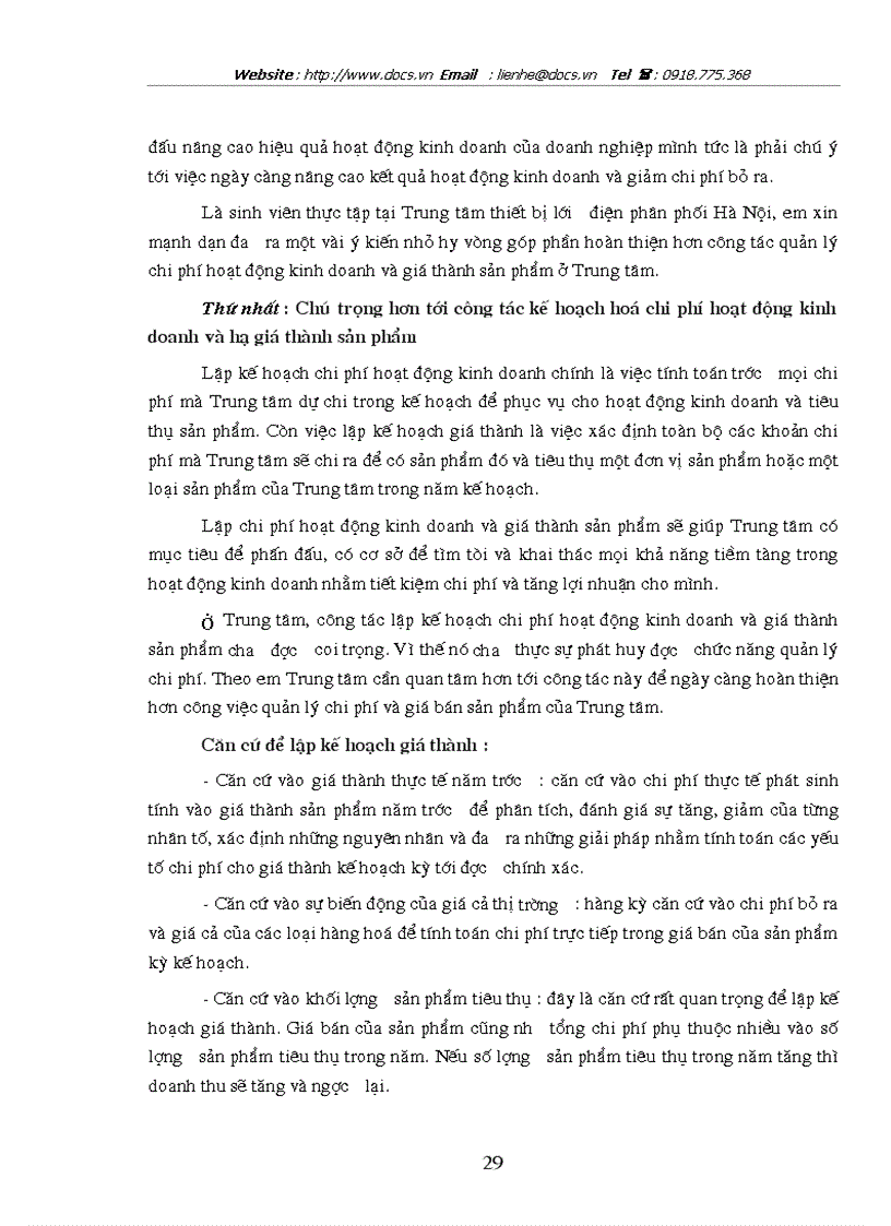 image for page Chi phí sản xuất kinh doanh và các biện pháp quản lý chi phí sản xuất kinh doanh