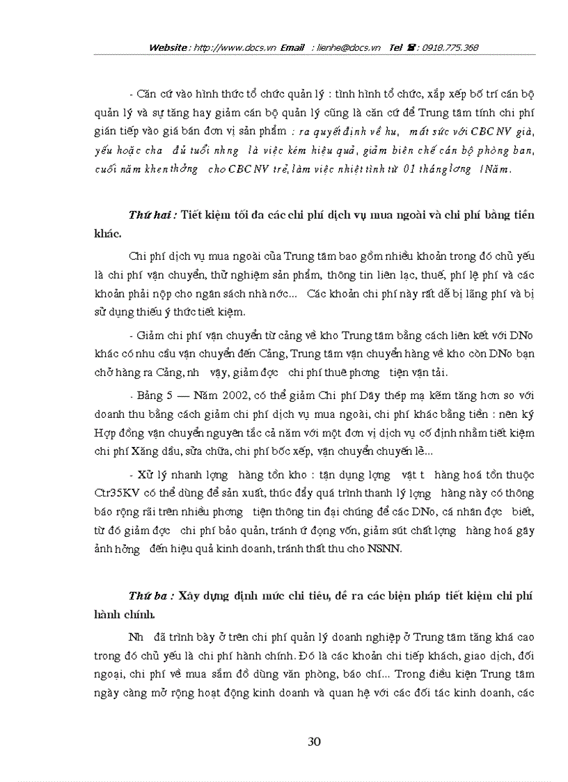 image for page Chi phí sản xuất kinh doanh và các biện pháp quản lý chi phí sản xuất kinh doanh