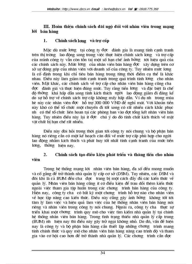 image for page Một số giải pháp hoàn thiện công tác quản lý mạng lưới nhân viên bán hàng của công ty TNHH Coca Cola Việt Nam chi nhánh miền bắc