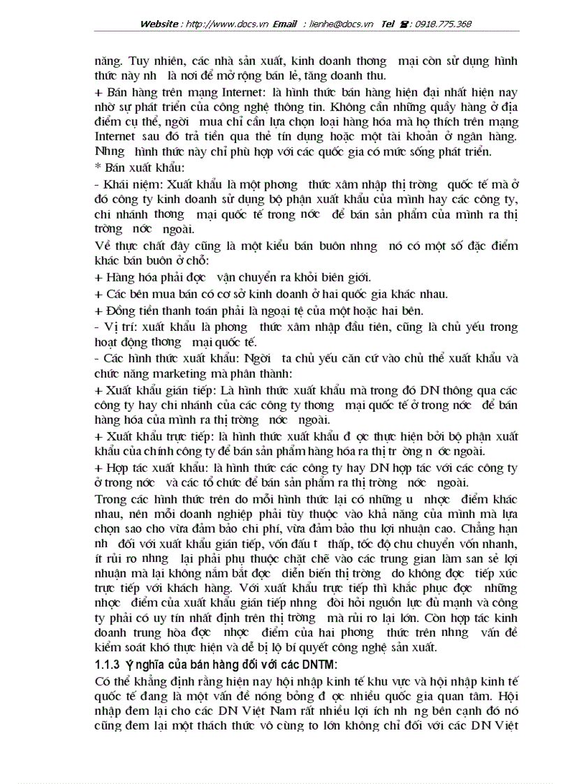 image for page Một số giải pháp nhằm hoàn thiện công tác quản trị bán hàng ở Công ty Thực phẩm Hà Nội