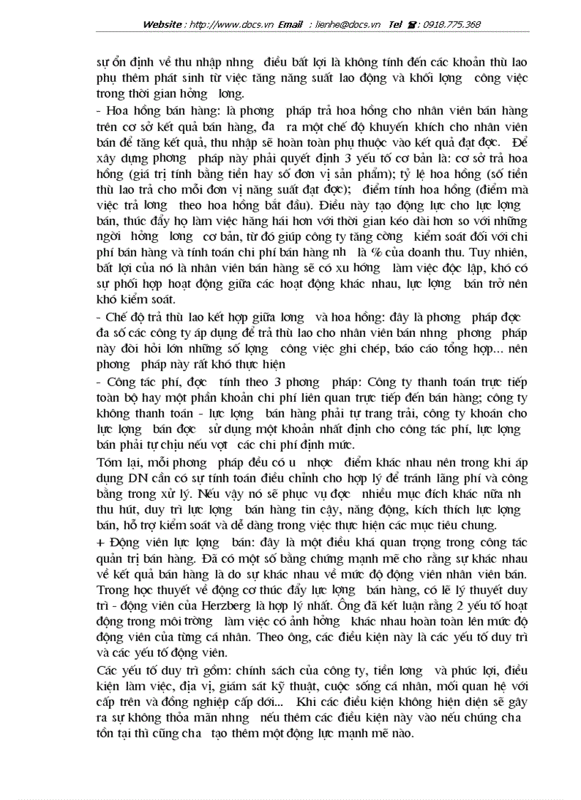 image for page Một số giải pháp nhằm hoàn thiện công tác quản trị bán hàng ở Công ty Thực phẩm Hà Nội