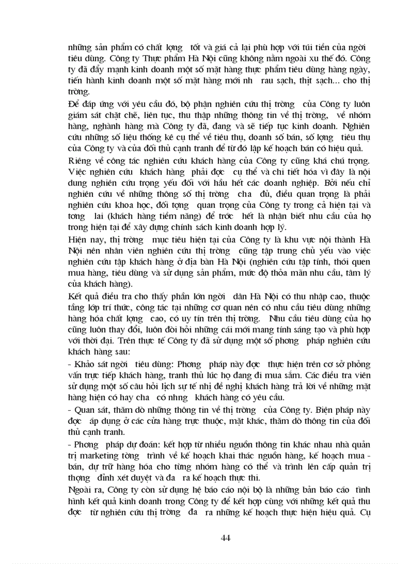 image for page Một số giải pháp nhằm hoàn thiện công tác quản trị bán hàng ở Công ty Thực phẩm Hà Nội