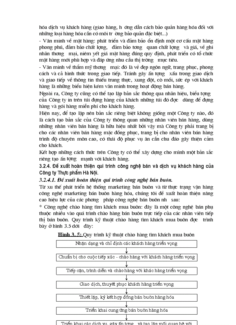 image for page Một số giải pháp nhằm hoàn thiện công tác quản trị bán hàng ở Công ty Thực phẩm Hà Nội