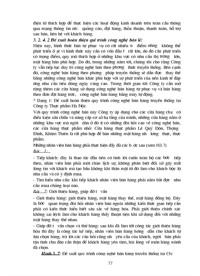 image for page Một số giải pháp nhằm hoàn thiện công tác quản trị bán hàng ở Công ty Thực phẩm Hà Nội