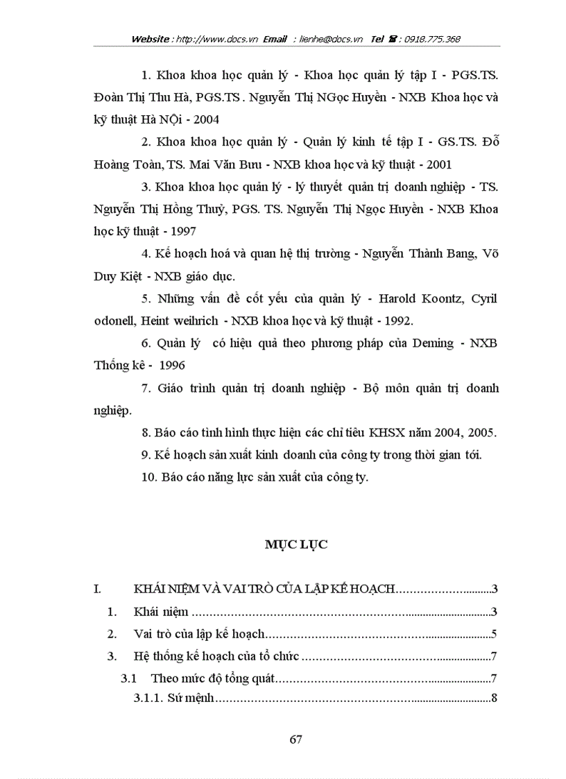 image for page Thực trạng lập kế hoạch sản xuất kinh doanh tại Công ty cổ phần may Thăng Long