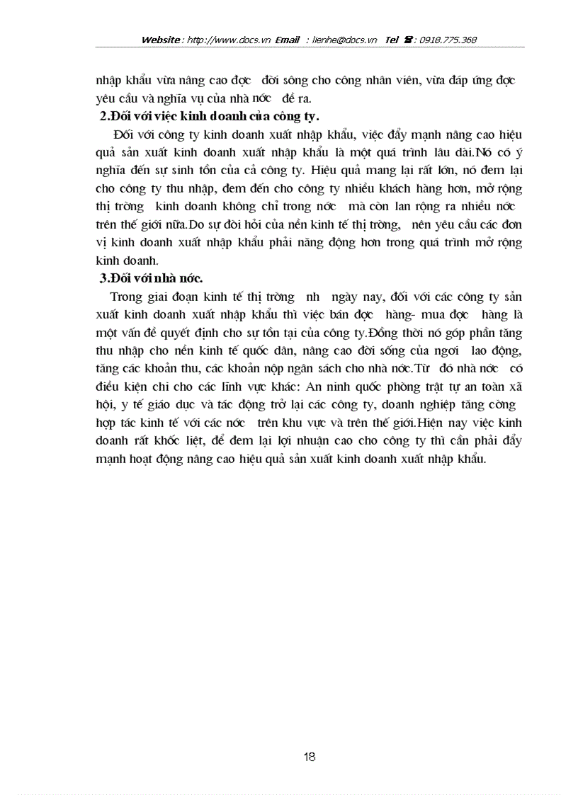 image for page Một số giải pháp thúc đẩy hoạt động sản xuất kinh doanh xuất nhập khẩu của Công ty cổ phần sản xuất dịch vụ xuất nhập khẩu Từ Liêm TULTRACO