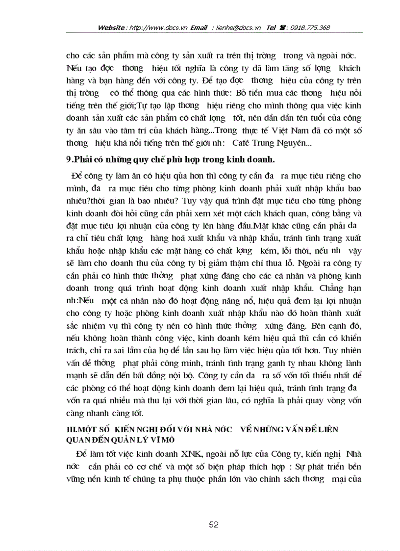 image for page Một số giải pháp thúc đẩy hoạt động sản xuất kinh doanh xuất nhập khẩu của Công ty cổ phần sản xuất dịch vụ xuất nhập khẩu Từ Liêm TULTRACO