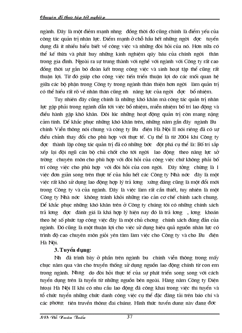 image for page Nâng cao hiệu quả sử dụng người lao động của công ty điện thoại Hà Nội