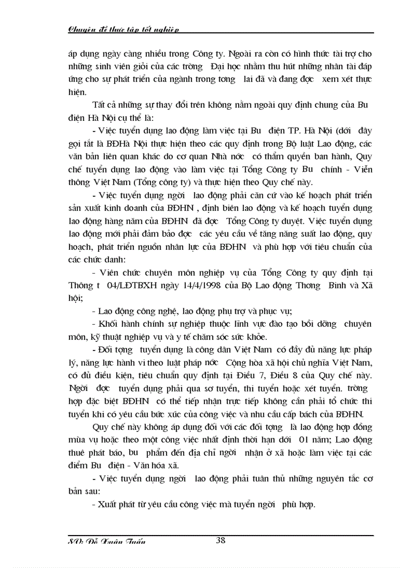 image for page Nâng cao hiệu quả sử dụng người lao động của công ty điện thoại Hà Nội