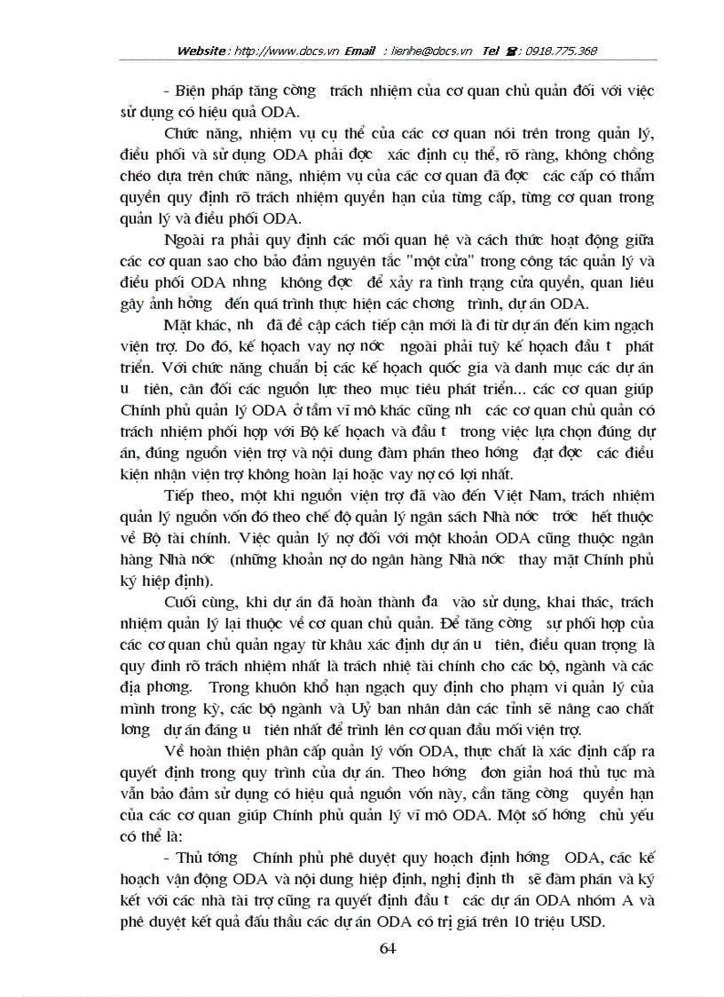 image for page Các giải pháp nhằm tăng cường khả năng quản lý các dự án ODA
