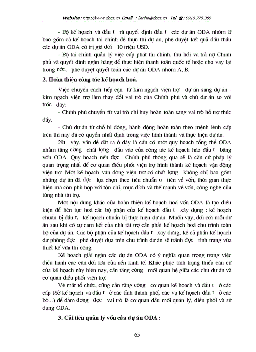 image for page Các giải pháp nhằm tăng cường khả năng quản lý các dự án ODA
